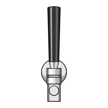Lager beer tap cartoon vector illustration Stock Illustration