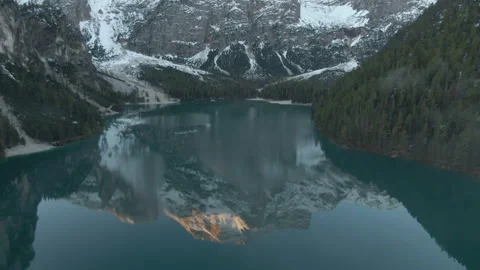 Lago di Braies Stock Footage 302905028