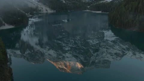Lago di Braies Stock Footage 302905257