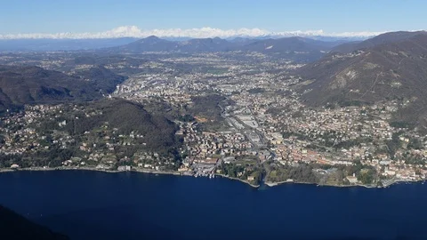 Lago di Como-alpi Stock Footage 125491361