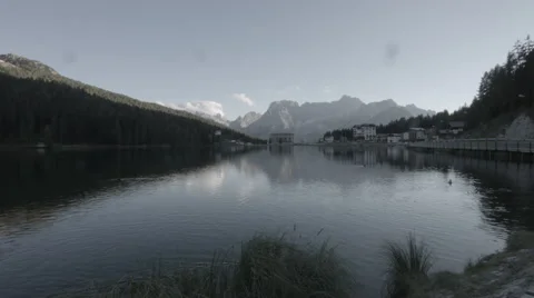 Lago di Misurina Video stock 45277728