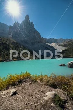 Lago di Sorapis Stock Photos