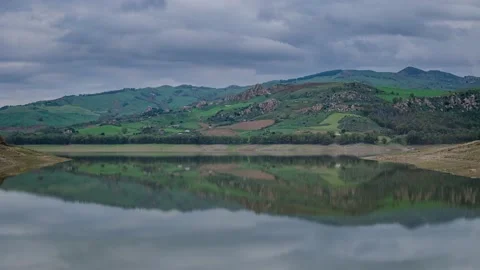 Lago Pozzillo 1 Stock Footage 163376997