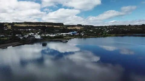 LAGO Y NUBES Stock Footage 148307769