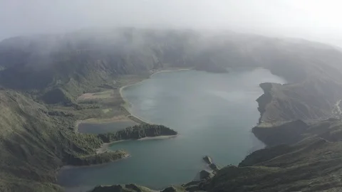 Lagoa do Fogo Stock Footage 121959564
