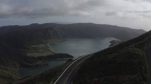 Lagoa do Fogo, São Miguel, Azores Stock Footage 125861953