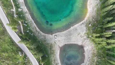 Lago.di.Carezza.Italy.2.2507 Video stock 313789843