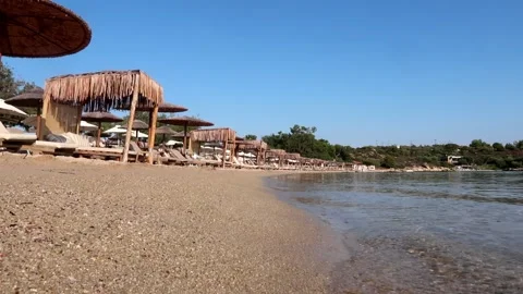 Lagonisi Beach Ormos Panagias, Sithonia - Greece Stock Footage 247635586