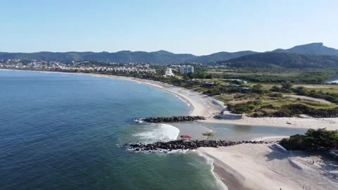 Lagoon and sea Stock Footage 196004900