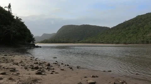 Lagoon and Valleys Stock Footage 21226815