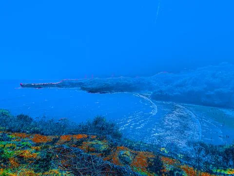Lagoon beach Baron on Java Island in Indonesia. Fotos de archivo