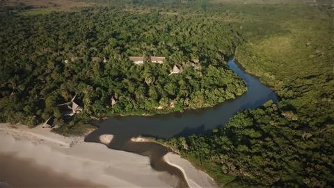 Lagoon break Stock Photos