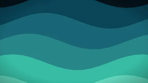 Lagoon breathing gradient abstract fluid background, smooth silk motion loop Stock Footage 342635770