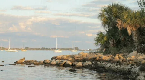 Lagoon Stock Footage 609930