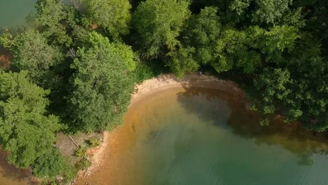 Lagoon on a lake Stock Footage 94198490