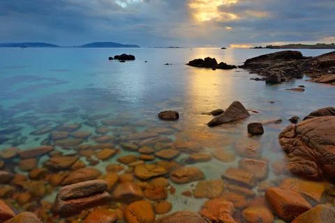 Lagoon landscape Foto stock