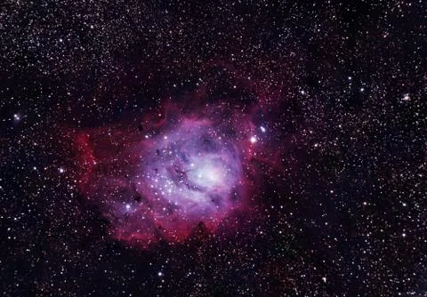 The Lagoon Nebula Stock Photos