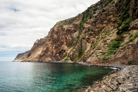 Lagoon Ocean in Madeira Stock Photos