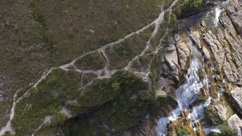 Lagoon rocky mountains Video stock 153550627