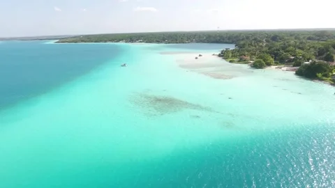 The Lagoon of Seven Colors Stock Footage 261160217