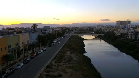 Lagoon to Venice Beach Stock Footage 99522015