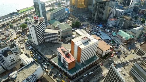 Lagos marina 2 Stock Footage 103792691