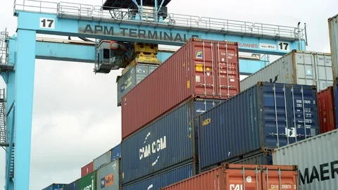 Lagos Port 006 库存影片 105654397