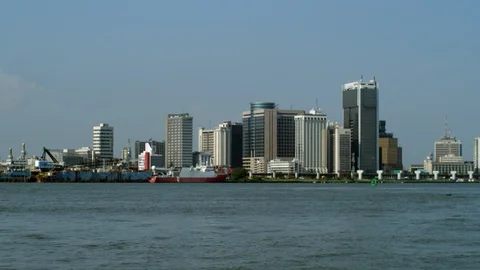 Lagos Port 007 库存影片 105600776