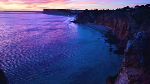 Lagos, Portugal Sunset Stock Footage 172180943