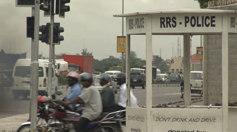 Lagos road Stock Footage 38536983