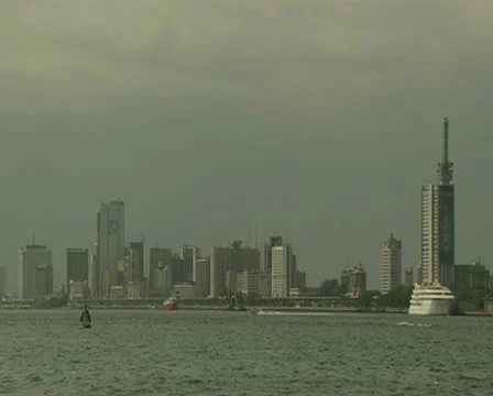 Lagos Skyline 2 库存影片 11929459