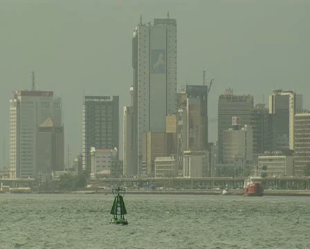 Lagos Skyline 4 库存影片 11930521