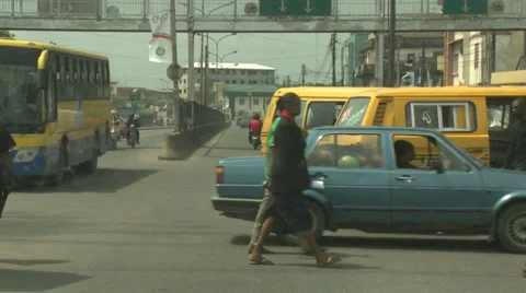 Lagos streets Stock Footage 38478017