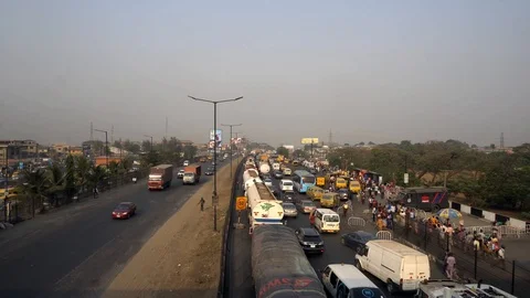 Lagos Streets Stock Footage 124236490