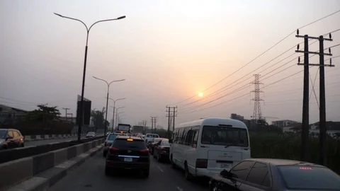 Lagos streets Stock-Footage 124236611