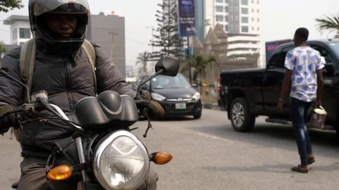 Lagos streets Stock Footage 124236627
