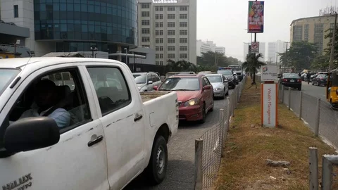 Lagos streets Stock Footage 124236652