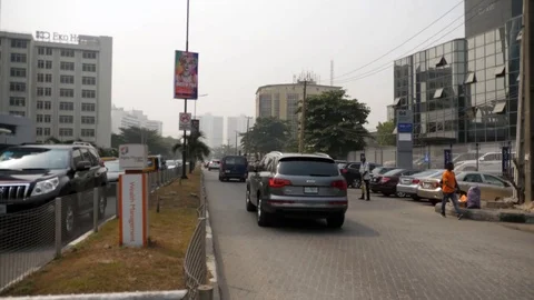 Lagos streets Stock Footage 124236676