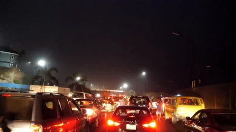 Lagos streets Video stock 124236739