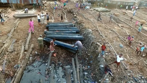 Lagos_Makoko_C004 Stock Footage 104667637
