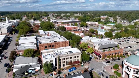 Lagrange Georgia aerial push in Stock Footage 255141581