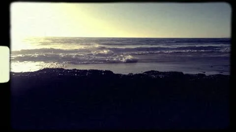 Laguna Beach 8mm #1 Stock Footage 22012257