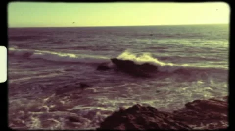 Laguna Beach 8mm #5 Stock Footage 22012267