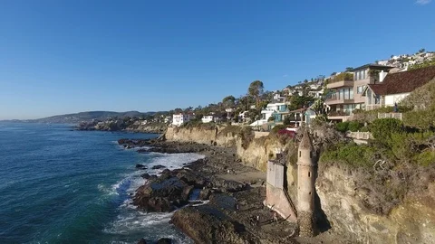Laguna Beach Castle Video stock 102749593
