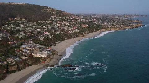 Laguna beach drone video Stock Footage 157830400