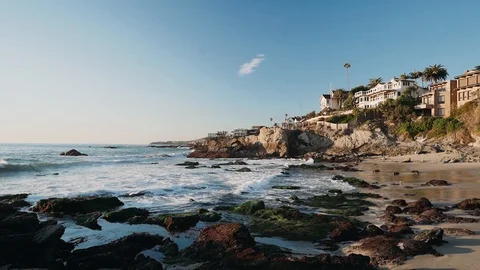 Laguna Beach Stock Footage 123664127