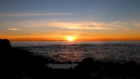Laguna Beach Sunset Stock Footage 91839672