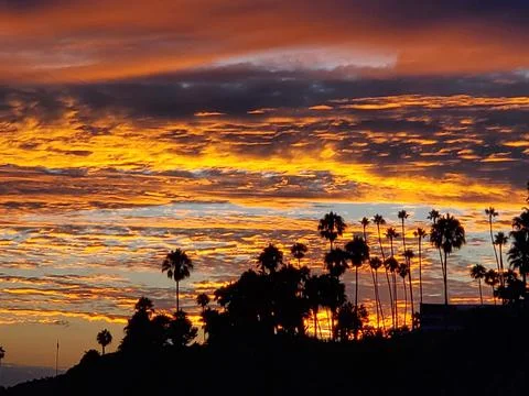 Laguna Beach Sunset Stock Photos