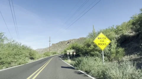 Laguna Boating Site Apache Trail Arizona Stock Footage 203805608