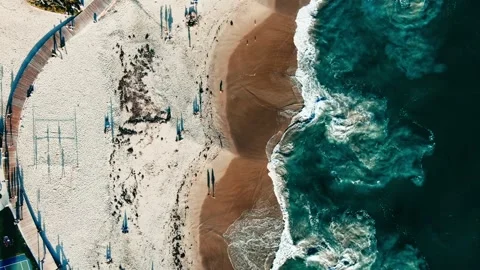 Laguna Main Beach Wave Ariel  動画素材 240757152